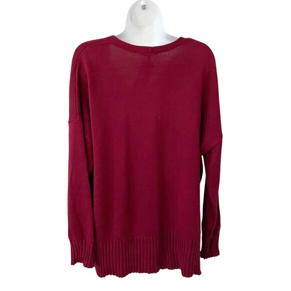 NWT Eileen Fisher Merino Wool V-Neck Box Top Sweater size Medium - Picture 3 of 9